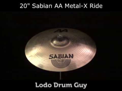 SOLD OUT 20" Sabian AA Metal-X Ride Cymbal