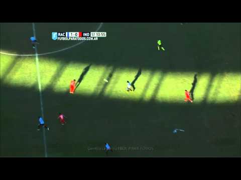 Otra chance más para la Acade. Racing 1 - Independiente 0. Fecha 13. Primera División 2015. FPT.