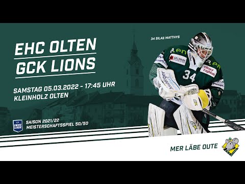 5.3.2022 EHC Olten - GCK Lions 5:2