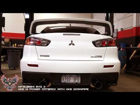 Real Auto Dynamics | Mitsubishi Evo X HKS FULL Exhaust