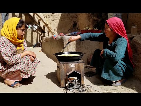 How to Make Fried Eggplant | Village Food Afghanistan | Village Life Afghanistan