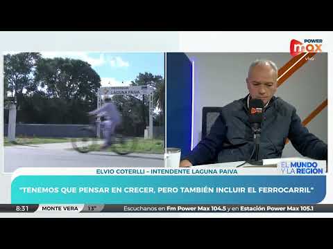 En estudios, Elvio Coterlli, intendente de Laguna Paiva: 113° Aniversario y Fiestas Patronales