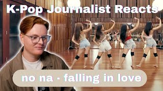 Download lagu K-pop Journalist Reacts | no na - falling in love mp3