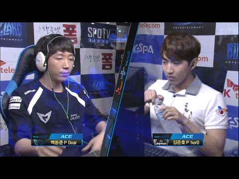 [SPL2016] Dear(Samsung) vs herO(CJ) Set5 -EsportsTV, Starcraft 2