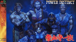 Gouketsuji Ichizoku (Power Instinct) - Color Hack [Mega Drive]