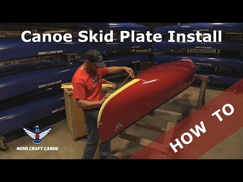 Installing Skid Plates on a Composite Canoe