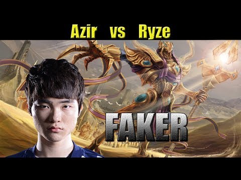 SKT T1 Faker - Azir vs Ryze   페이커 아지르