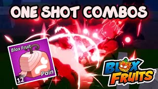 Pain Fruit Rework BEST one shot combos Blox Fruits!