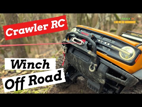 Thumbnail for Scale Rock Crawler RC Car Traxxas Custom Bronco 2021 with Rescue Pro Scale Winch by Car, Truck, O.S.C.A.