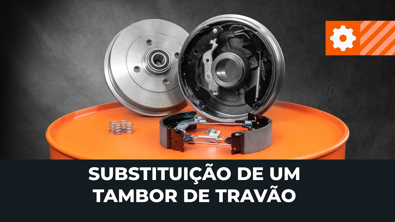 Tambores de travão — tutorial de substituição