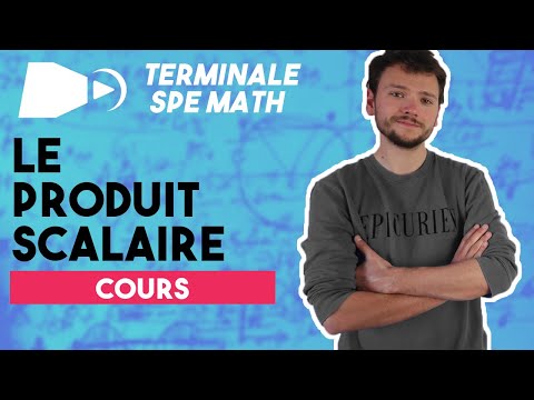 Les 3 formules du produit scalaire à connaître - Spé maths Terminale