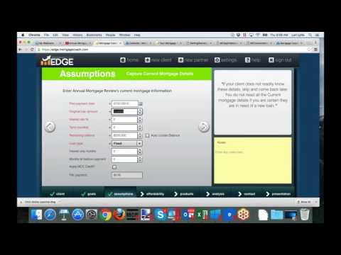 2016-07-07 Thursday Training Call covering Annual Mortgage Review