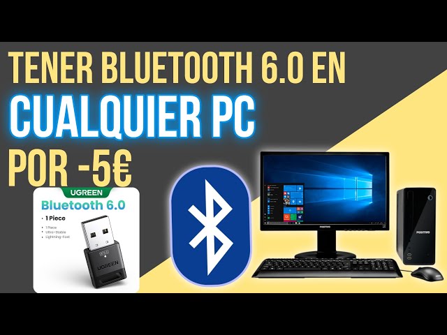 Vídeo relacionado con UGREEN USB Bluetooth 6.0 Adaptador Bluetooth para PC Windows 11 10 8.1