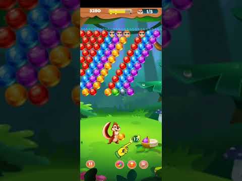 Bubble Shooter With Squirrel Video
