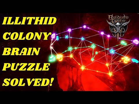 Mindflayer Colony Brain Puzzle Solution Baldur's Gate 3