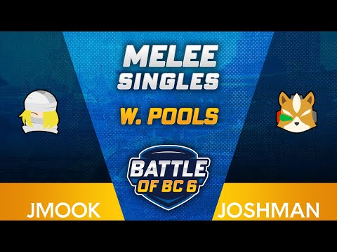 Jmook (Sheik) vs Joshman (Fox) - Melee Singles Winners Top 32 - Battle of BC 6