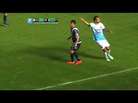 Polémica. Colón 1 - Guaraní 1. Fecha 5. Torneo Primera B Nacional 2014. Fútbol Para Todos
