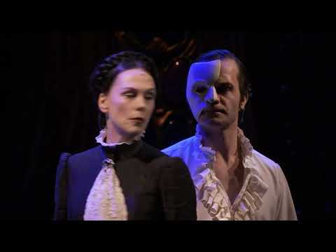 Love Never Dies London trailer close-up of Christine singing the title song