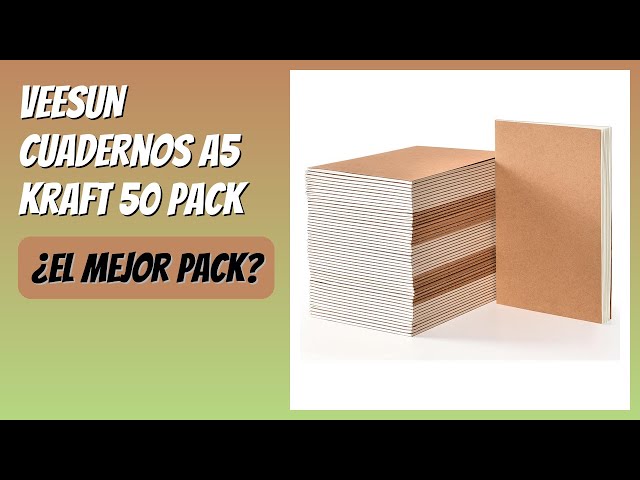 Vídeo relacionado con VEESUN 10 Pack Cuadernos Kraft A5, Páginas Blancas, Libretas de Notas de Papel Kraft para Escritura, Dibujo, Diario, Bloc de Notas, Escolar, Regalo, para Niños, Estudiantes, Jóvenes, Adultos