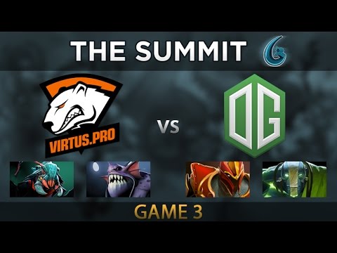 Virtus Pro vs OG - Game 3 - The Summit 6 UB Finals - GrandGrant, Zai, Sumail, PPD