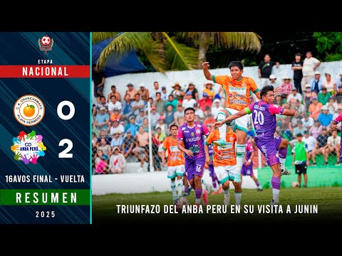 TRIUNFAZO DEL ANBA ANTE "PLAYITA" PARA ELIMINARLO EN SU CASA | Atlético Chanchamayo 0-2 ANBA Perú