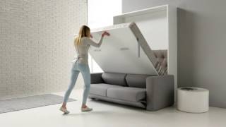 Pessotto reti - Alì with Sofa - Murphy bed with folding sofa
