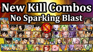 All 44 Characters (NO SPARK) Solo ToD Combos - DBFZ