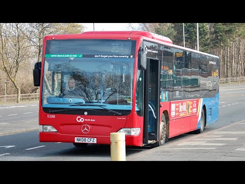 Brilliant Thrash: Go North East 5288 (NK08CFZ) Mercedes Citaro/O530