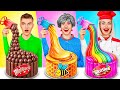 Me vs Grandma Cooking Challenge | Cake Decorating Sweet Challenge by YUMMY JELLY