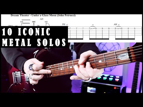 10 Iconic Metal Guitar Solos | With Tabs