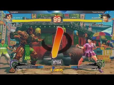 Hungbee vs Team Seaslug - Super Arcade Ultra Street Fighter IV Location Test