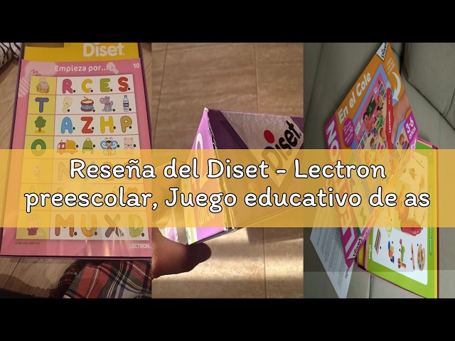 Vídeo relacionado con Diset - Lectron Lapiz Temas De Logica, Juego educativo de asociar preguntas y respuestas a partir de 3 años