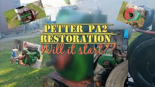 Petter PA2 stationary engine restoration