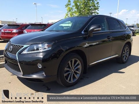 Lexus Certified Pre Owned Black 2013 RX 350 AWD F Sport Package Review Camrose, AB