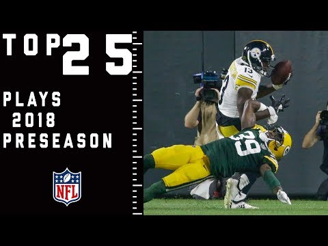 Top 25 Plays of 2018 NFL Preseason