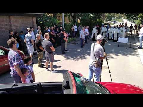 BUNT - Prava Jagodina - Otkrivanje spomenika Blagoju Jovoviću i Gavrilu Principu (23.8.2020)