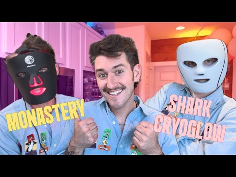Battle of the Red Light Masks: Monastery Deep Red LED vs Shark Cryo Glow