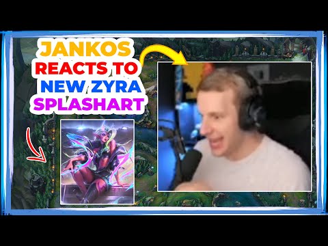 Jankos Reacts to New ZYRA Splashart 👀