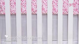 Saia para Berço Princess Real Rosa | Ref: 61622