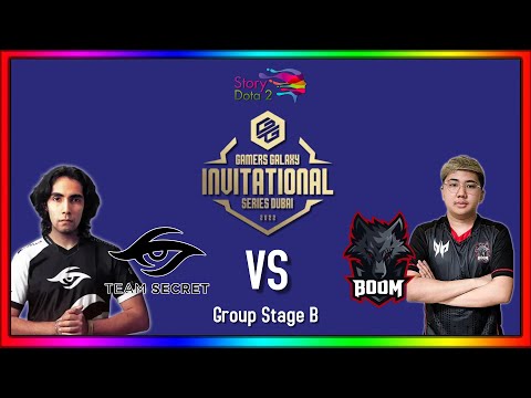 TEAM SECRET VS BOOM ESPORTS - GAMERS GALAXY I Dota 2 Invitational Series Dubai 2022 I Group B