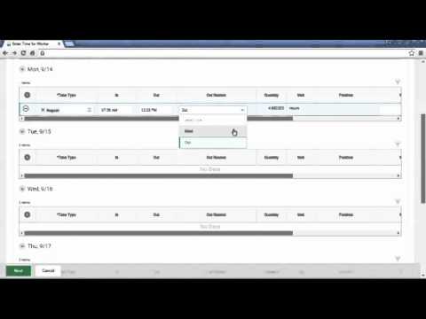 How to Correct a Time Entry in Workday