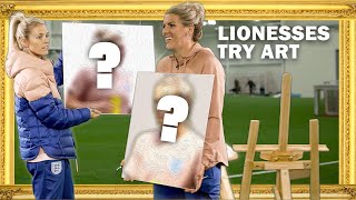 WHAT HAVE YOU DONE WITH MY HEAD! | Bright v Daly Lionesses Art Challenge | Lionesses Try, Art