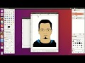 Making passport photos at home using GIMP