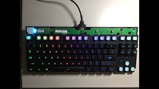 Disassemble Logitech G Pro mechanical keyboard (First Gen/Romer G switch)