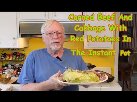 Corned Beef And Cabbage With Red Potatoes In The...