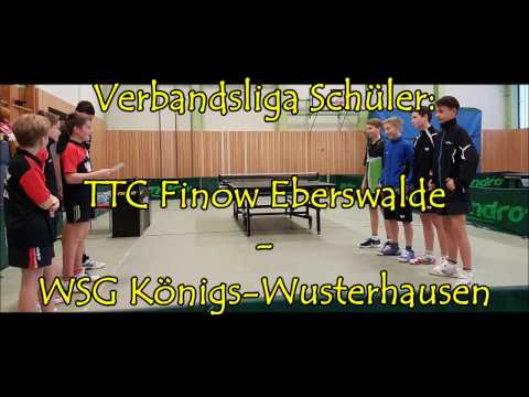 TTC Finow - WSG Königs-Wusterhausen [Verbandsliga Schüler]