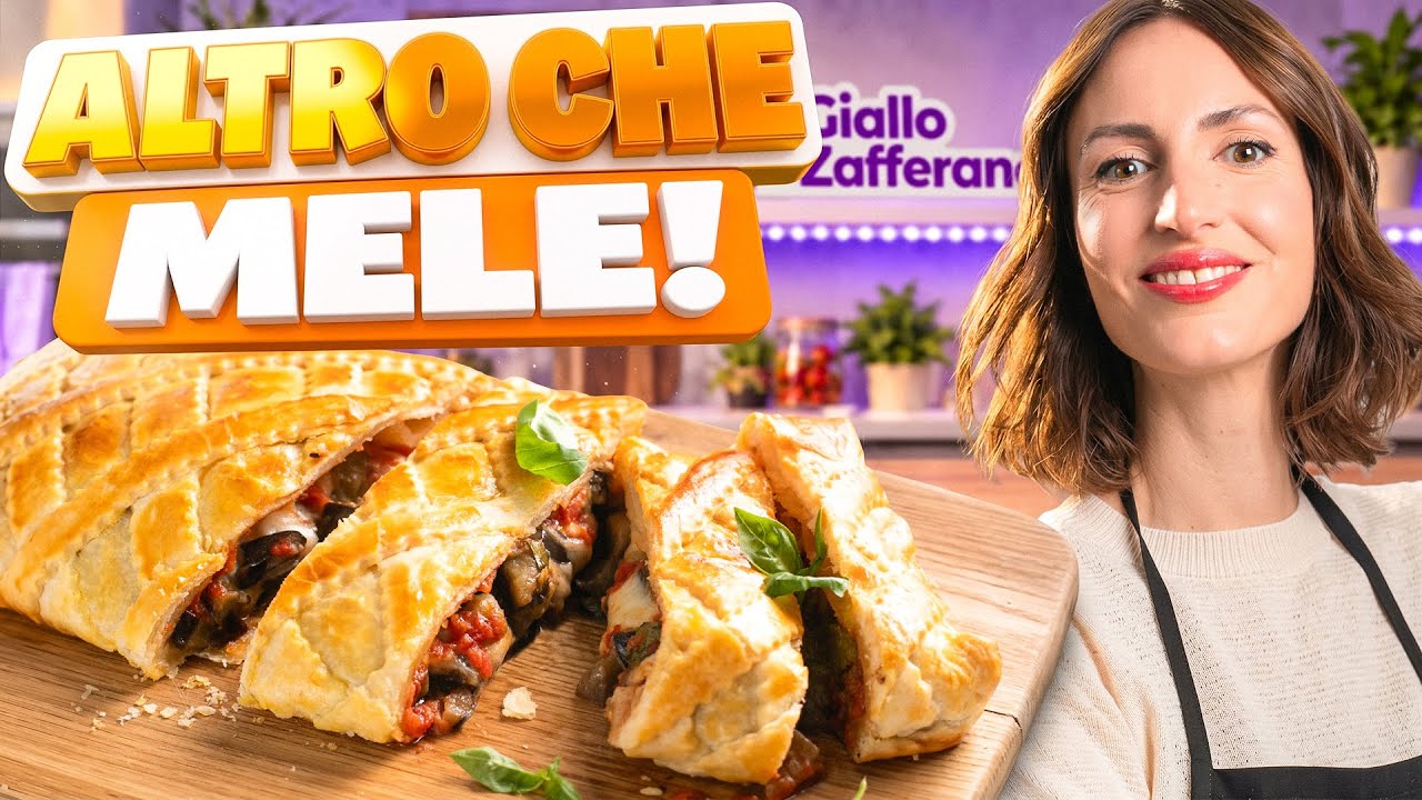 Il PROFUMO della parmigiana 🍆 strudel di sfoglia FILANTE