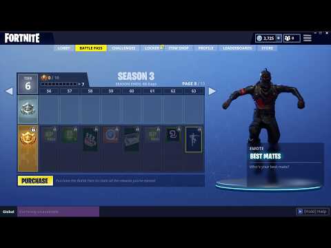 Fortnite All Season 3 Battle Pass Items