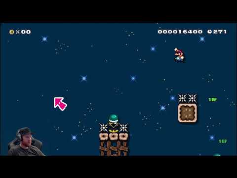 Super Mario Maker 2: Frosti: Windy Night Shells