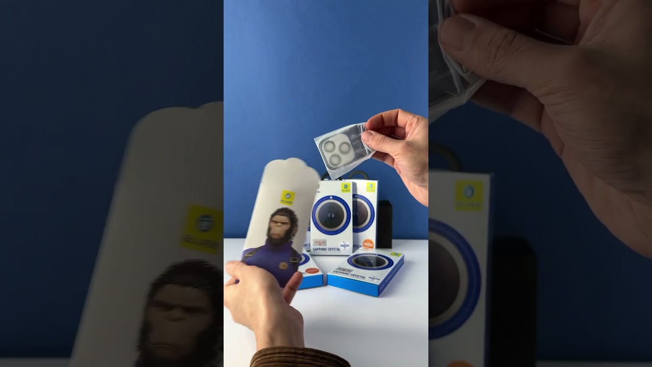 Защитное стекло BlueO Sapphire на камеру для Apple iPhone 17 Pro / 17 Pro Max
